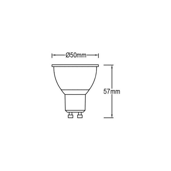 Lámpara Led Dicroica 120º Gu10 De 7W 2700K Pack De 4 PANASONIC-PANALIGHT LDRHV9L27SWG102EPL-4x 3