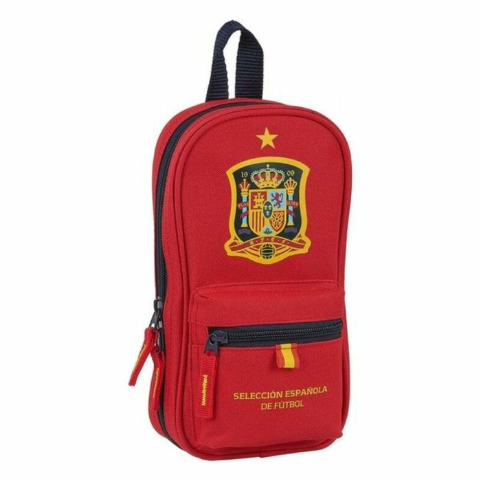 Plumier Mochila RFEF M747 Rojo 12 x 23 x 5 cm (33 Piezas)