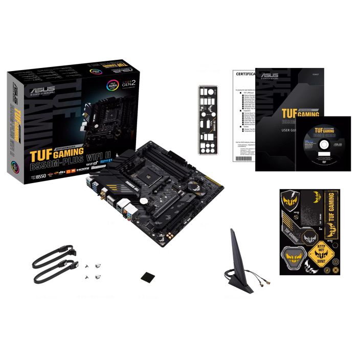 ASUS TUF GAMING B550M-PLUS WiFi II Placa Base ATX AM4 DDR4 M.2 Wi-Fi 6