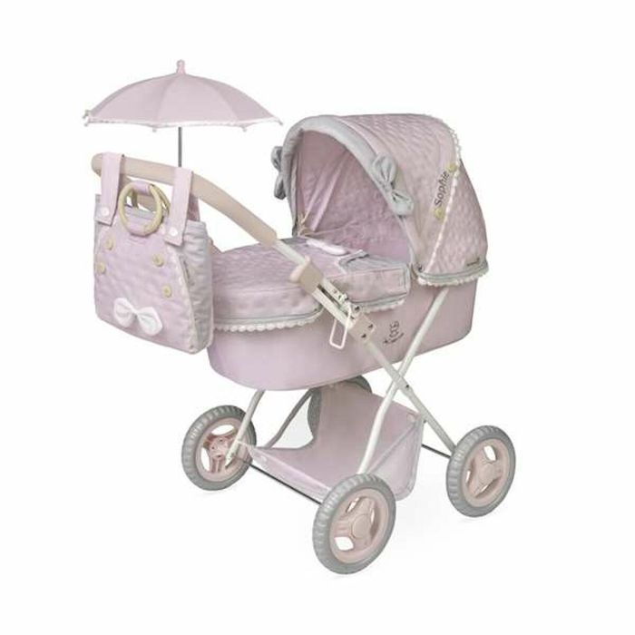 Decuevas Coche de Muñeca Plegable con Sombrilla y Bolso Sophie para Muñecas hasta 48 cm | 38x65x60 cm | Edad 3+ Años 0 Decuevas Coche de Muñeca Plegable con Sombrilla y Bolso Sophie para Muñecas hasta 48 cm | 38x65x60 cm | Edad 3+ Años 0