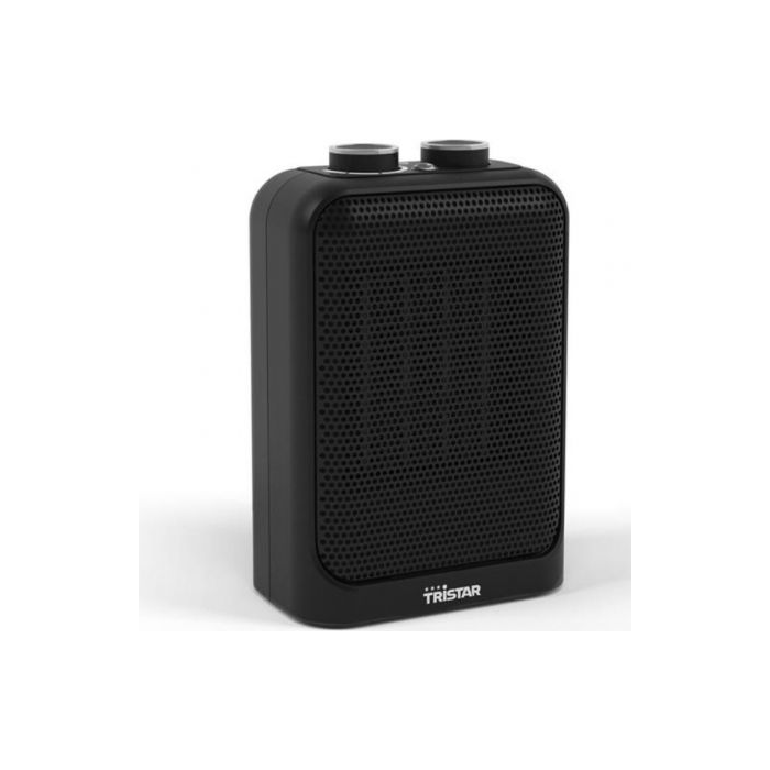 Tristar KA-5205 Calefactor Eléctrico PTC 1500W Termostato Regulable y Protección Sobrecalentamiento Portátil Negro
