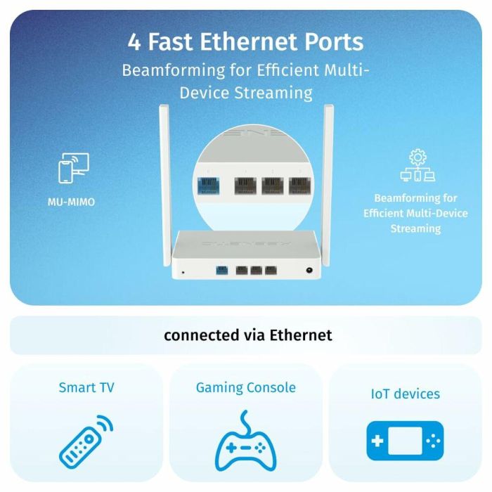 Router Keenetic KN-1613-01EN Ethernet LAN Wi-Fi 13