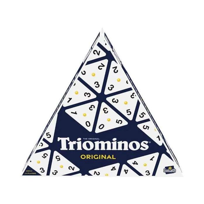 Bizak Juego Triominos Original - Juego de Mesa Familiar de Dominó Triangular, Variación del Clásico, Edad Mínima 3 Años