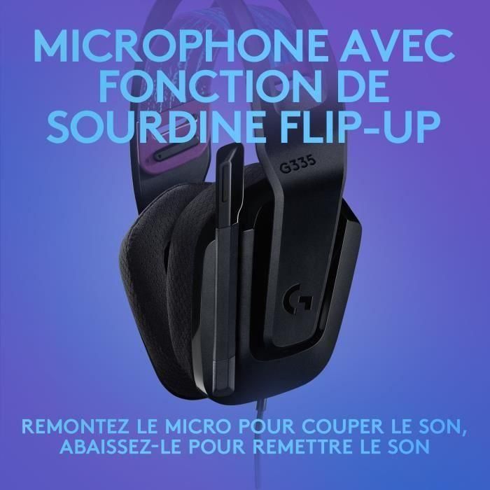 Auriculares Con Microfono Logitech G335 graming 4 Auriculares Con Microfono Logitech G335 graming 4