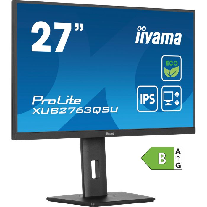 iiyama ProLite XUB2763QSU-B1 Monitor 27" QHD 1440p IPS 100Hz 2ms Negro 0 iiyama ProLite XUB2763QSU-B1 Monitor 27" QHD 1440p IPS 100Hz 2ms Negro 0