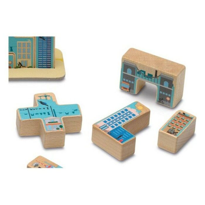 Juego sky line ¡construye la ciudad cumpliendo con los retos! 24x24x5 cm 2 Juego sky line ¡construye la ciudad cumpliendo con los retos! 24x24x5 cm 2