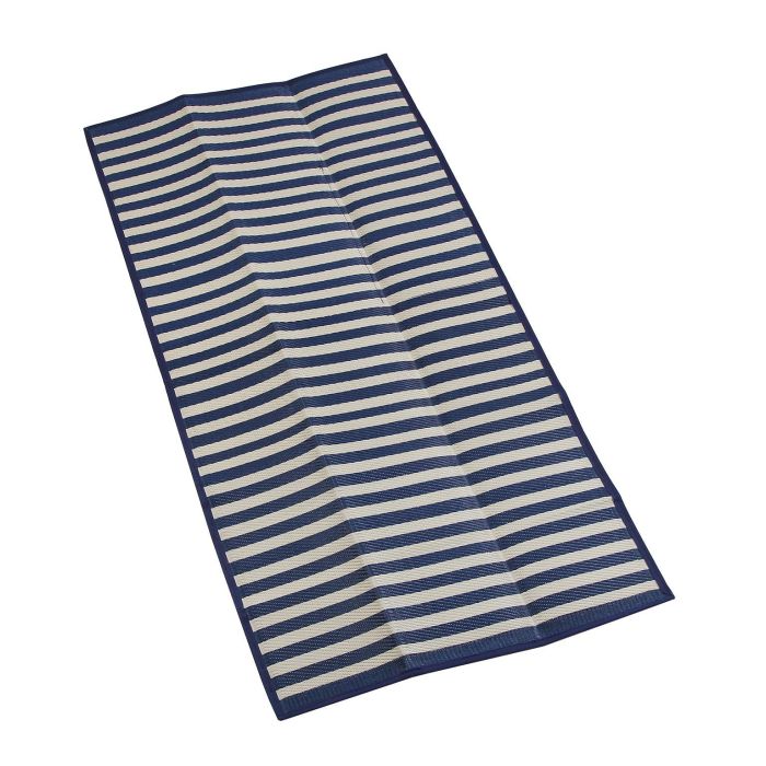 Alfombra Picnic Blue Stripes Versa 90X1CM (2 Unidades) 2 Alfombra Picnic Blue Stripes Versa 90X1CM (2 Unidades) 2