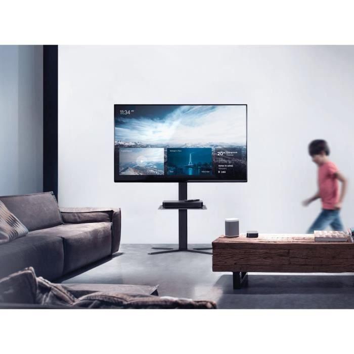 ONE FOR ALL - Mueble TV 32-70 con repisa Gama Sólida - Inclinable 15° & Giratorio 90° - Compatible con pantallas 32-70''/81-178cm 1 ONE FOR ALL - Mueble TV 32-70 con repisa Gama Sólida - Inclinable 15° & Giratorio 90° - Compatible con pantallas 32-70''/81-178cm 1