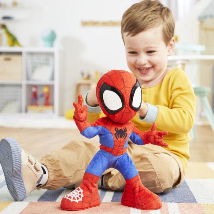 Hasbro F6722 Figura Electrónica Spidey Marvel: Canta, Baila, Gatea. Con Sonidos, Frases y 2 Canciones. Idiomas Español, Inglés y Más +3 años 6 Hasbro F6722 Figura Electrónica Spidey Marvel: Canta, Baila, Gatea. Con Sonidos, Frases y 2 Canciones. Idiomas Español, Inglés y Más +3 años 6