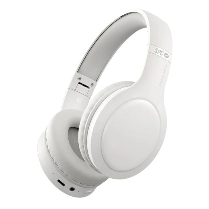 SPC 4618B Auriculares Inalámbricos Over-Ear Heron Studio con Micrófono, Bluetooth 5.1, 26h Autonomía, Doble Conectividad, Blancos 2 SPC 4618B Auriculares Inalámbricos Over-Ear Heron Studio con Micrófono, Bluetooth 5.1, 26h Autonomía, Doble Conectividad, Blancos 2