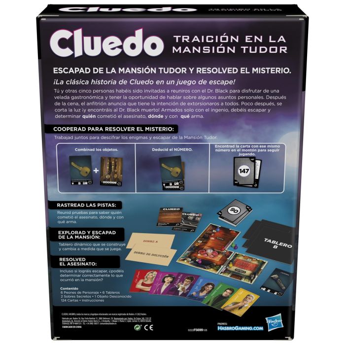 Juego Cluedo Escape F5699 Hasbro Gaming 2 Juego Cluedo Escape F5699 Hasbro Gaming 2