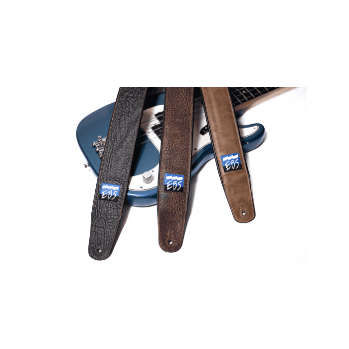 Correa Bajo Cuero Relic Faded- Negro 1 Correa Bajo Cuero Relic Faded- Negro 1