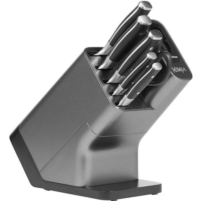 Ninja K32006EU Set Tacoma con Afilador Integrado, 5 Cuchillos y Tijeras, Acero Inoxidable Alemán 8 Ninja K32006EU Set Tacoma con Afilador Integrado, 5 Cuchillos y Tijeras, Acero Inoxidable Alemán 8