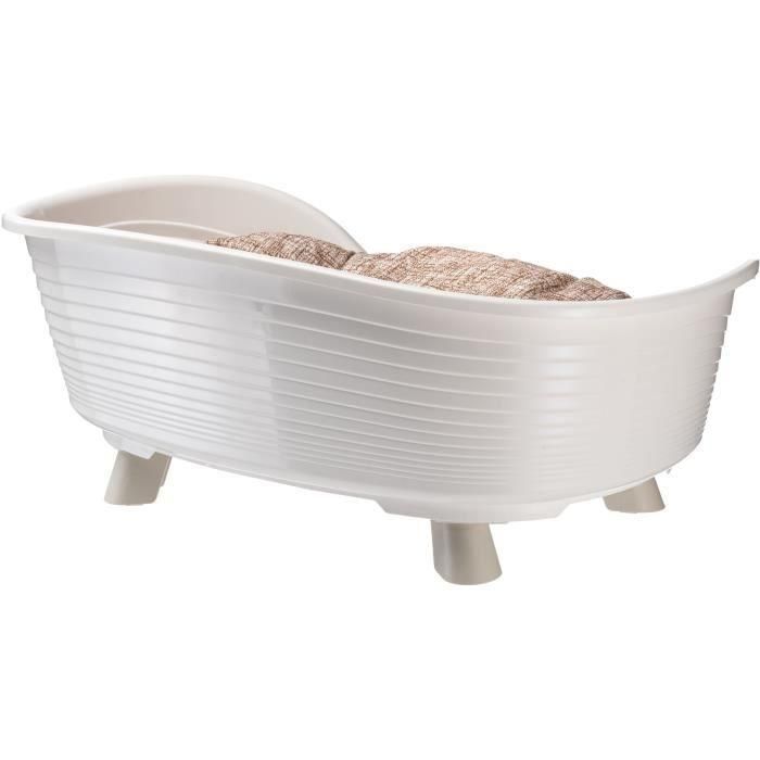 Cesta - FERPLAST - TRONO 6 - Con cojín relax - Blanco 3 Cesta - FERPLAST - TRONO 6 - Con cojín relax - Blanco 3