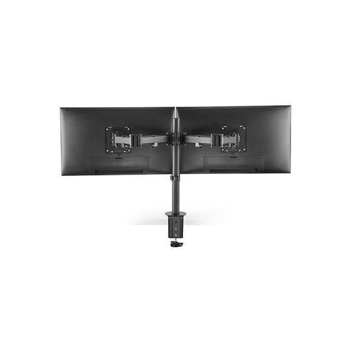 eSTUFF Soporte escritorio doble brazo extensible para 2 monitores 17" a 32" máx. 8kg/brazo VESA 1 eSTUFF Soporte escritorio doble brazo extensible para 2 monitores 17" a 32" máx. 8kg/brazo VESA 1