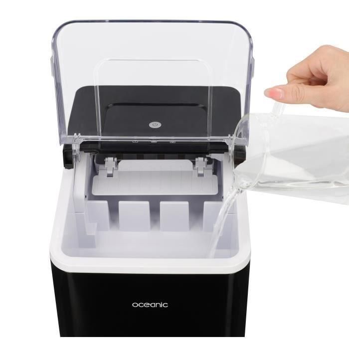 Máquina de Hacer Hielo Oceanic OCEAMAG02 Negro 120 W 1,5 L 1