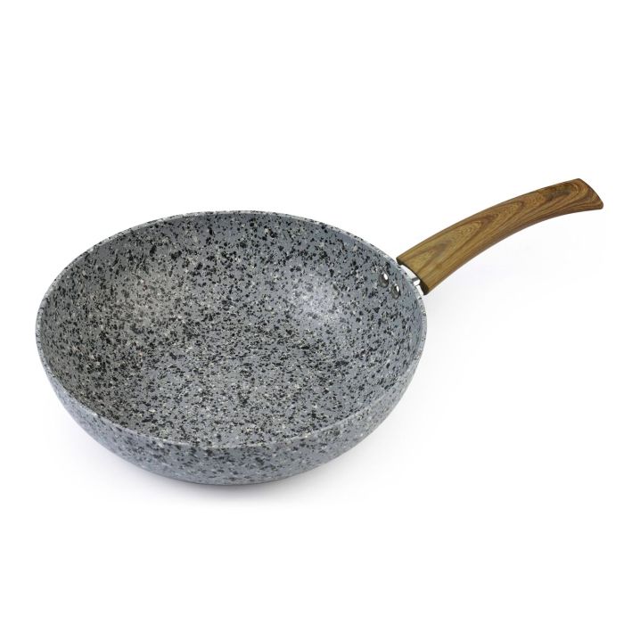 Sartén Wok Inde 28 cm aluminio forjado con mango de acero Absol Quttin (6 Unidades) 1 Sartén Wok Inde 28 cm aluminio forjado con mango de acero Absol Quttin (6 Unidades) 1