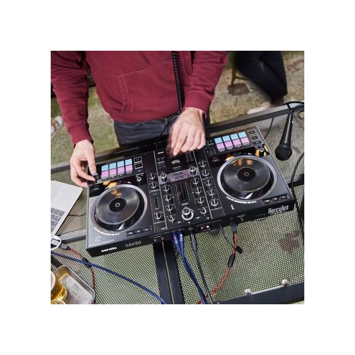 Hercules Controlador DJ Inpulse 500 DVS 4780909 para scratch digital Negro 4