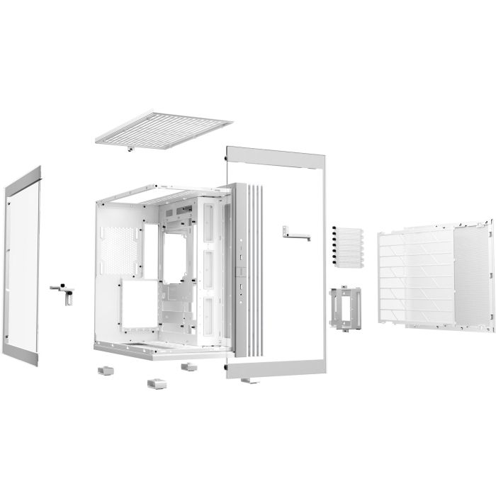 be quiet! 600 DX Caja Gaming Midi-Tower PC Light Base, Blanco, Ventana Lateral, Iluminación RGB, ATX/Micro ATX/Mini-ATX 3