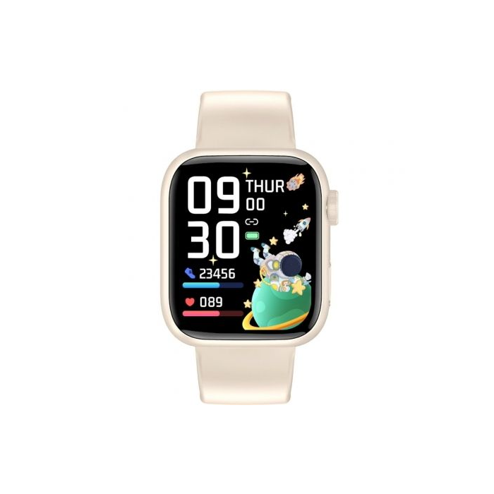 Smartwatch Forever IGo Watch 3 JW-500/ Notificaciones/ Frecuencia Cardíaca/ Marfil 1