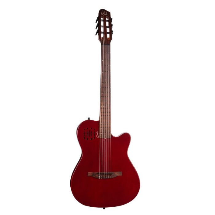 Godin Multiac Mundial Aztek Red Guitarra Acústica Eléctrica con Bolsa