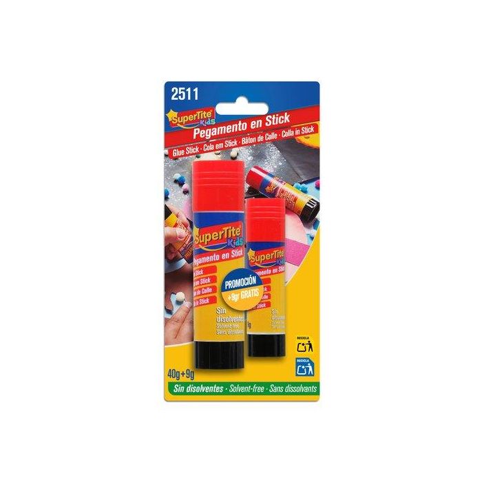 Barra Pegamento Supertite 40G+9G (Set de 12)