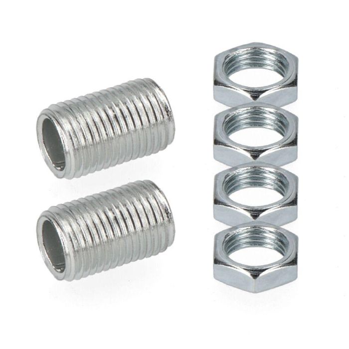 Edm Rosca 15 mm con Tuerca 10/100 Acero Metal (2 Unidades) Envasadas Edm Rosca 15 mm con Tuerca 10/100 Acero Metal (2 Unidades) Envasadas