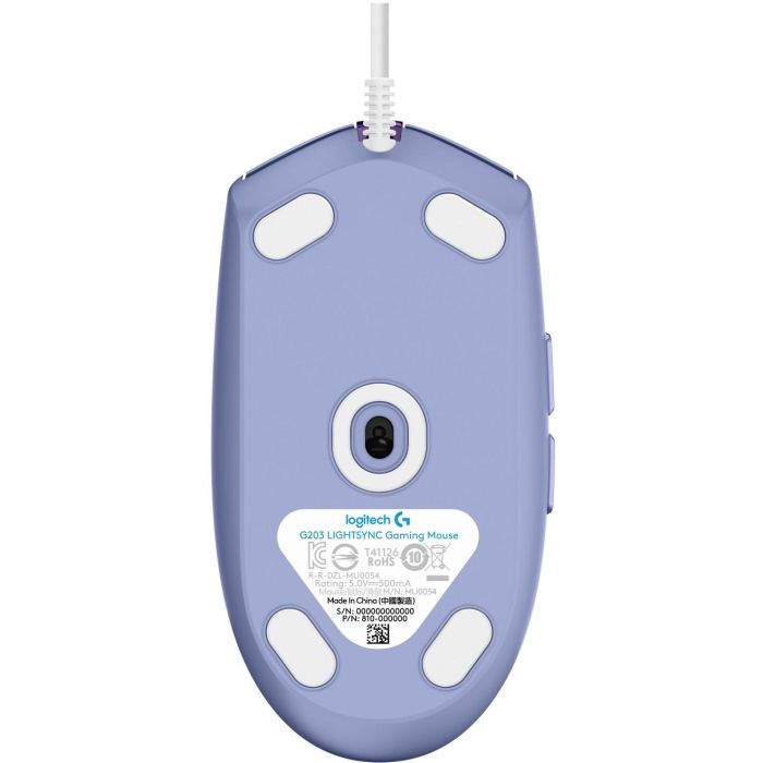 Logitech G G203 Ratón Gaming con Cable LIGHTSYNC RGB Color Lila 4