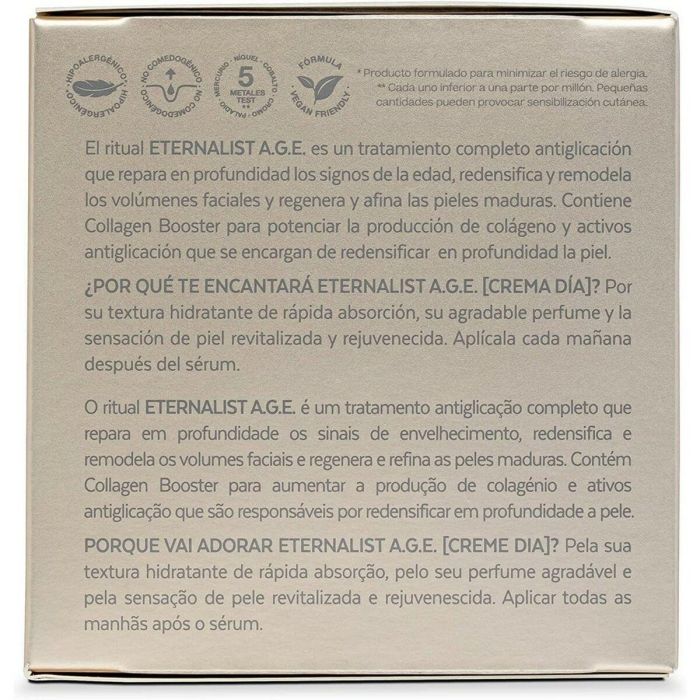 Sensilis Eternalist A.G.E. Crema Día Antiarrugas y Antiedad para Pieles Maduras o Secas 50 ml 2 Sensilis Eternalist A.G.E. Crema Día Antiarrugas y Antiedad para Pieles Maduras o Secas 50 ml 2