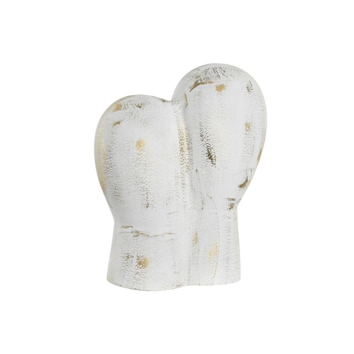 DKD Home Decor Figura Urban de Aluminio Blanco y Dorado, Diseño Caras, 10x30x23 cm 2 DKD Home Decor Figura Urban de Aluminio Blanco y Dorado, Diseño Caras, 10x30x23 cm 2