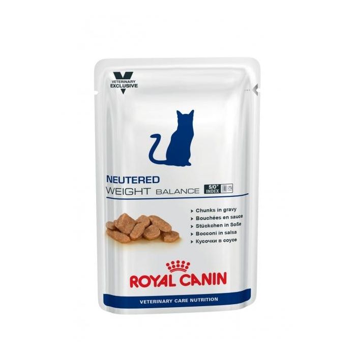 Royal Canin Alimento Húmedo para Gatos Esterilizados Neutered Weight Balance - 12 Sobres de 85 gr Royal Canin Alimento Húmedo para Gatos Esterilizados Neutered Weight Balance - 12 Sobres de 85 gr