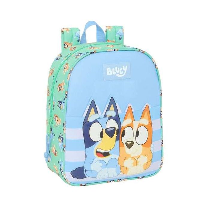Safta Mochila guarderia adaptable a carro Bluey "Sisters" 22x27x10 cm 0 Safta Mochila guarderia adaptable a carro Bluey "Sisters" 22x27x10 cm 0
