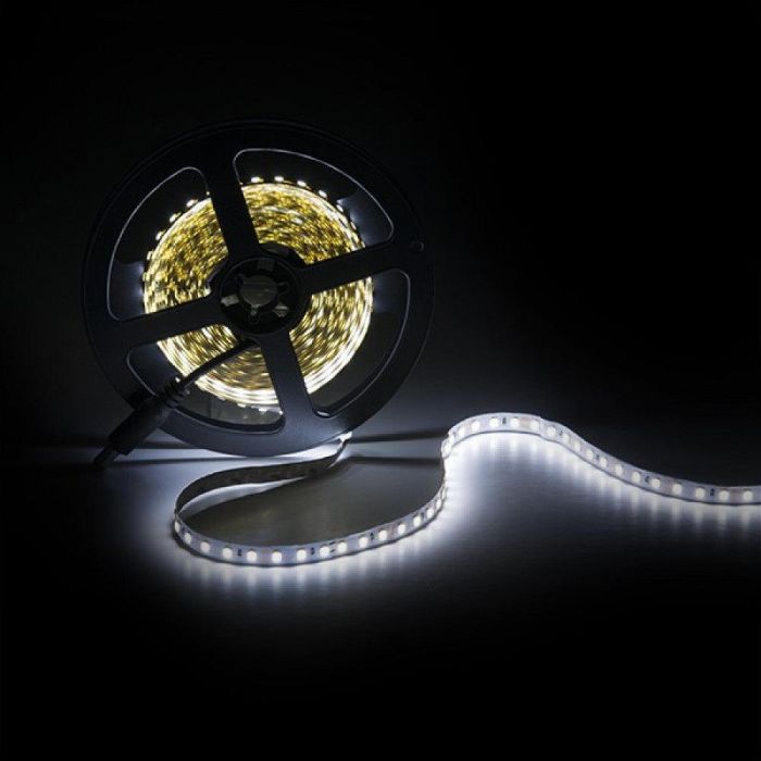 Tira de 600 LEDs 48W 2.400Lm CRI85 6000ºK SMD3528 12VDC x5M 40.000H [PL219005W]-Blanco 2
