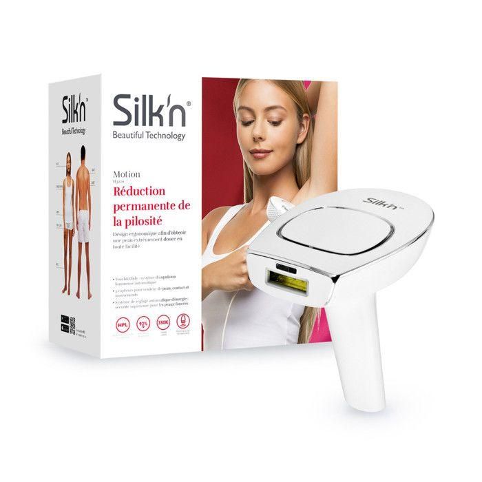 Silk'n Depiladora de luz pulsada MOTION 350.000 flash - Blanco - Todo tipo de piel