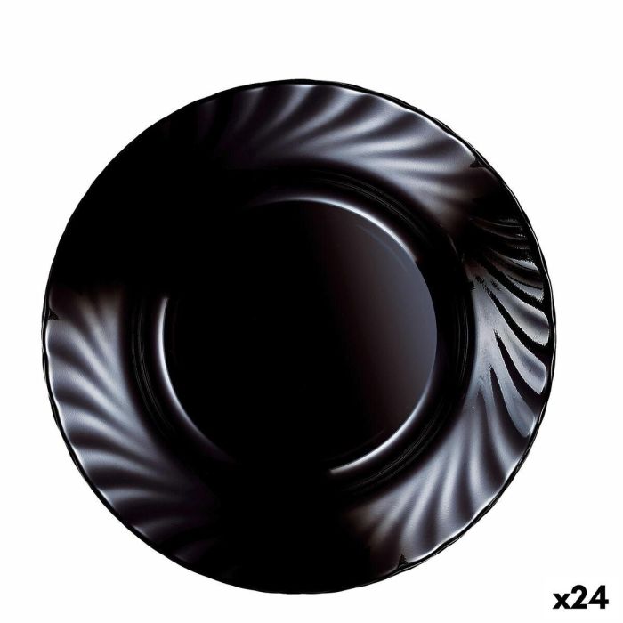 Plato Hondo Luminarc Trianon Negro Vidrio (ø 22,5 cm) (24 Unidades) 0 Plato Hondo Luminarc Trianon Negro Vidrio (ø 22,5 cm) (24 Unidades) 0
