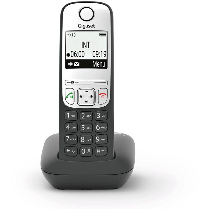 Gigaset A690 Teléfono Inalámbrico DECT Negro con Display, Manos Libres y Agenda para 100 Contactos 1 Gigaset A690 Teléfono Inalámbrico DECT Negro con Display, Manos Libres y Agenda para 100 Contactos 1