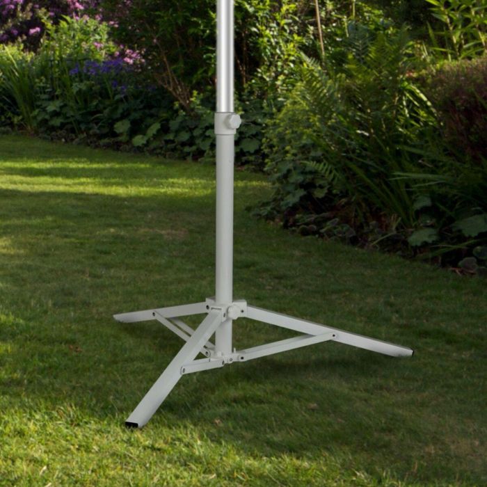 Base para Sombrilla Aktive Blanco Metal 61 x 49,5 x 61 cm (6 Unidades) 1 Base para Sombrilla Aktive Blanco Metal 61 x 49,5 x 61 cm (6 Unidades) 1