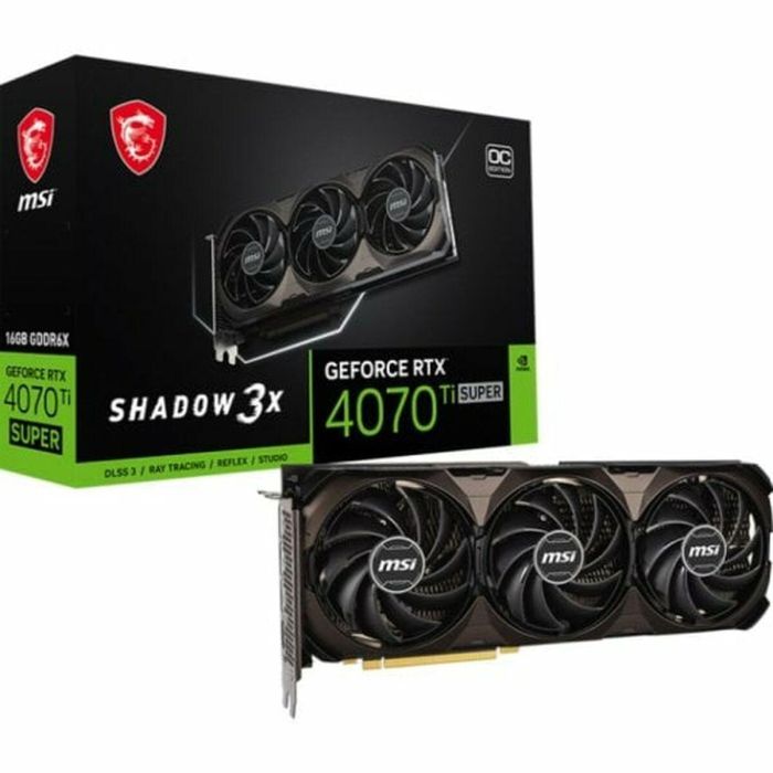 MSI GeForce RTX 4070 Ti SUPER 16G SHADOW 3X OC NVIDIA 16 GB GDDR6X