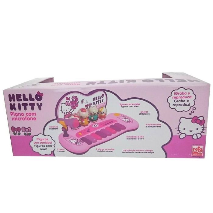 Organo hello kitty con figuras y melodias 1 Organo hello kitty con figuras y melodias 1