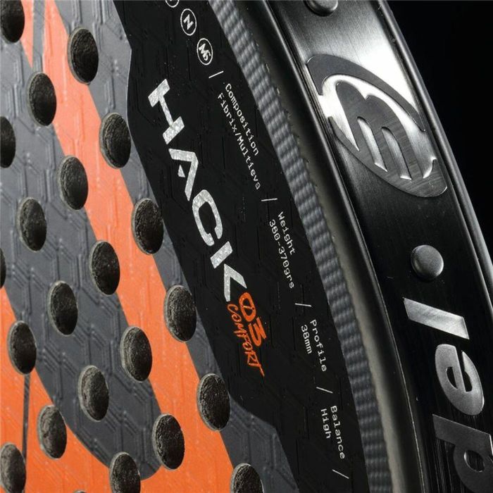 Pala de Pádel Bullpadel Hack 03 Comfort 24 Negro 1 Pala de Pádel Bullpadel Hack 03 Comfort 24 Negro 1