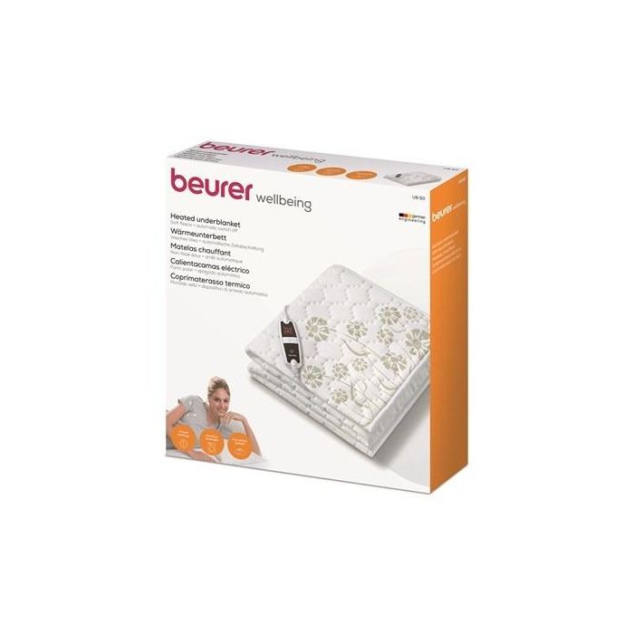 Beurer UB-60 Calientacamas Eléctrico Individual con Forro Polar y 4 Niveles de Calor 1 Beurer UB-60 Calientacamas Eléctrico Individual con Forro Polar y 4 Niveles de Calor 1