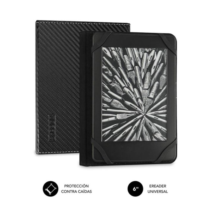 Funda para libro electrónico Subblim 1EC001 Booklet/ Negra Funda para libro electrónico Subblim 1EC001 Booklet/ Negra