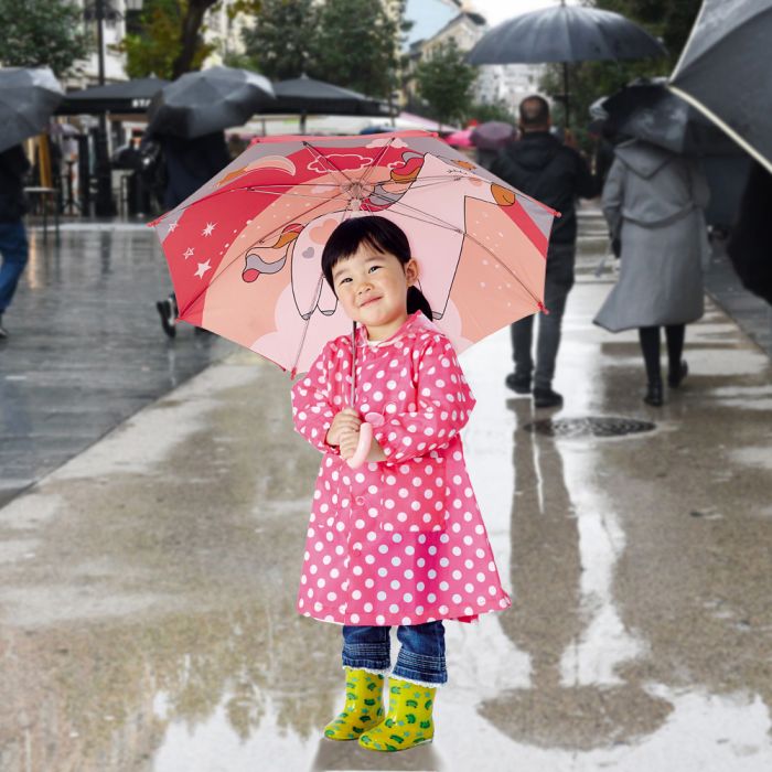 Paraguas con estampado interior para niño 4