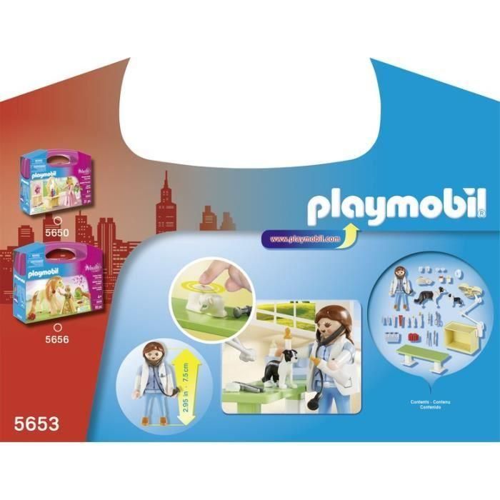 Playset City Life Veterinarian Playmobil 5653 (39 pcs) 5