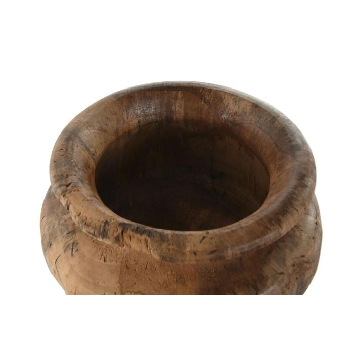 Jarron DKD Home Decor Natural Marron Oscuro 30 x 20 x 30 cm 3