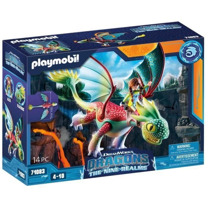 PlayMobil - 71083 - Dragons Nine Realms: Feathers & Alex