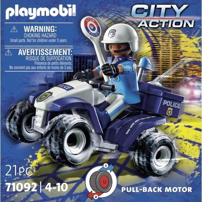 Policia Speed Quad 71092 Playmobil 4