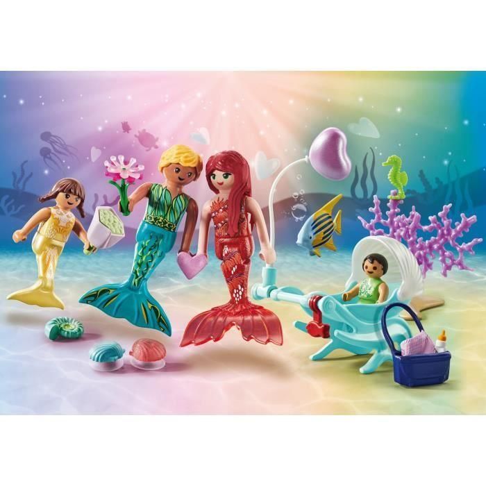 PLAYMOBIL 71469 Familia de sirenas 1