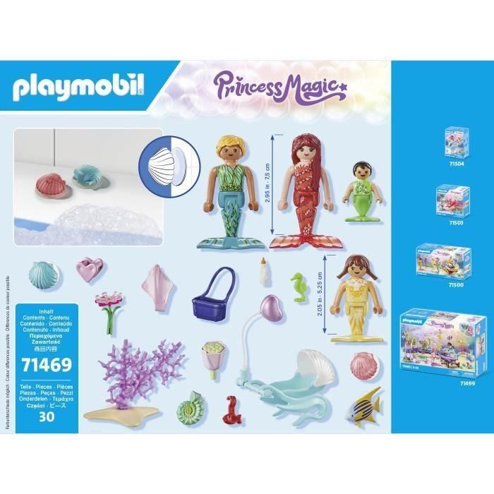 PLAYMOBIL 71469 Familia de sirenas 4