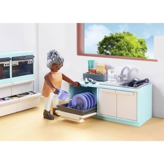 PLAYMOBIL - 71608 - Cocina con isla central 2